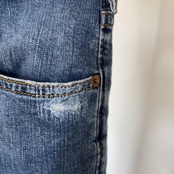 Mens Diesel Industry Buster Jeans W30 L32 Blue Stretch Slim Tapered Distressed - Picture 7 of 7